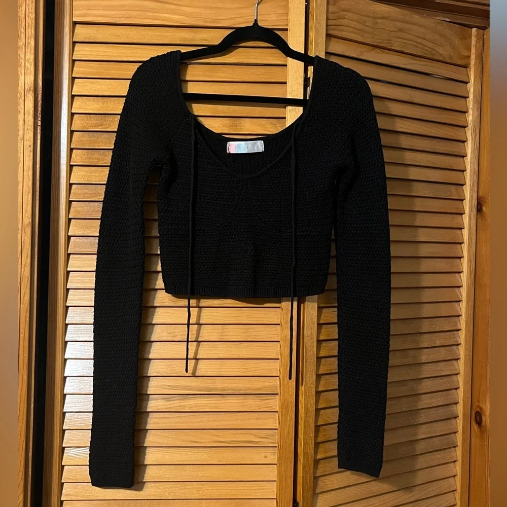 Free People Beach Sweater - Black
